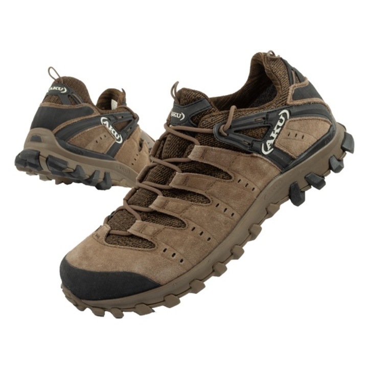Pantofi de trekking pentru barbati Aku Alterra Lite GORE-TEX [715 073], maro, Maro