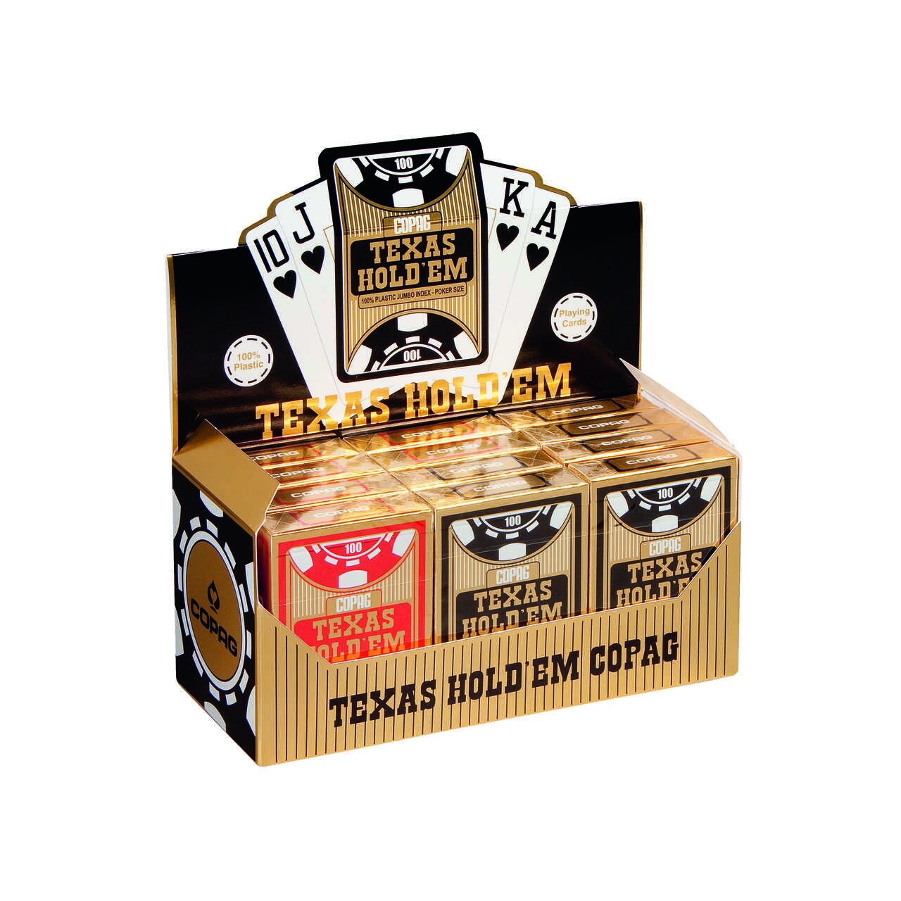 badminton beautiful Penetrate Texas Hold'em arany piros jumbo index plasztik póker kártya - eMAG.hu