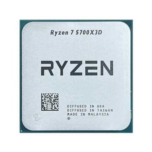AMD Ryzen 7 5700X3D CPU ライゼン7 Procesor AMD Ryzen 7 5700X3D, 8 nuclee, 16 fire, 3.00-4.10GHz, AM4