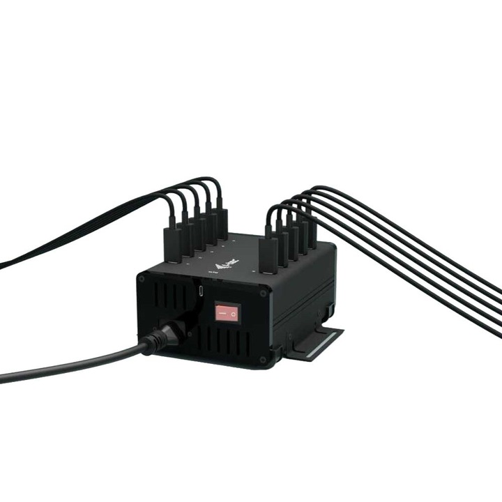 i-Tec USB-C/USB-A хъб, 15W/порт, 180W