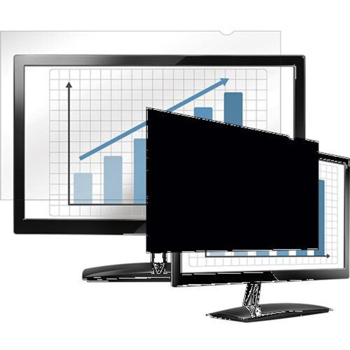 Filtru de confidentialitate Fellowes PrivaScreen, 15.0, 4:3, negru, 306x230mm