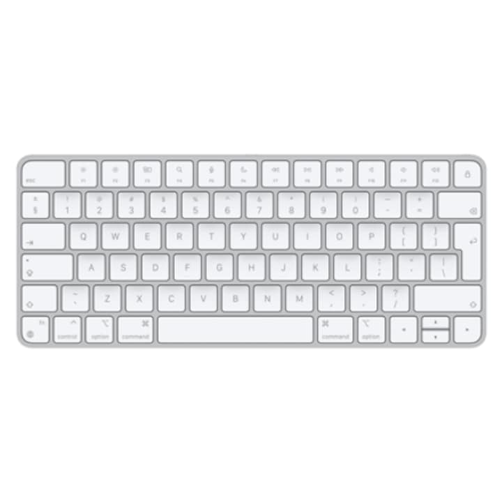 Клавиатура Apple Magic Keyboard, безжична, презареждаема, USB-C, Бял