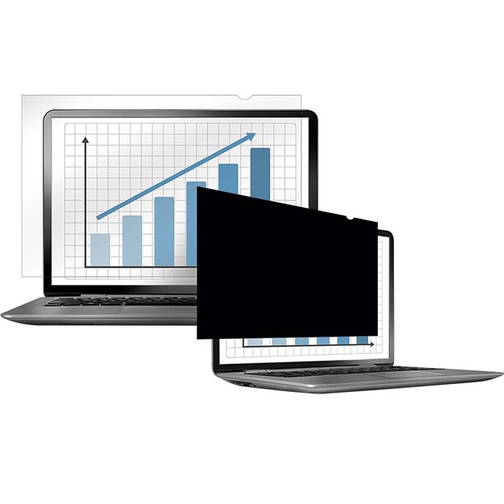 Filtru de confidentialitate Fellowes PrivaScreen, 18.1", 5:4, negru, pentru monitor LCD/TFT