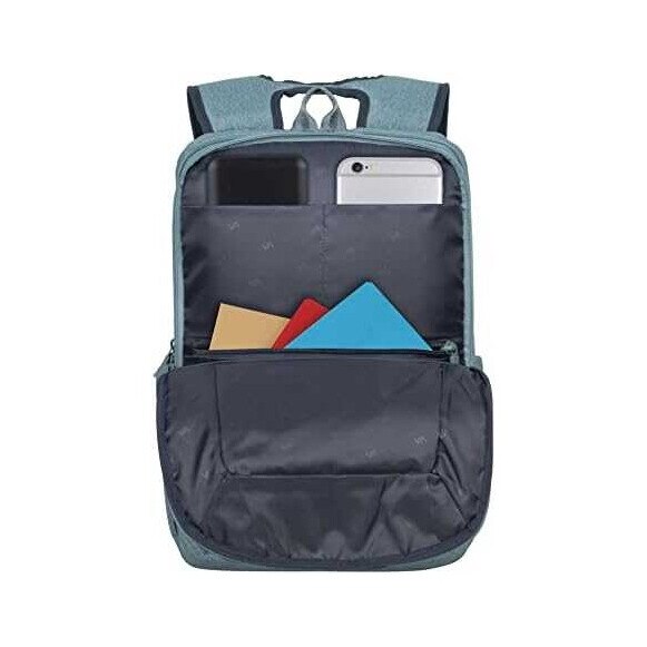 Rucsac laptop Rivacase Suzuka Eco 15.6", poliester, aquamarine
