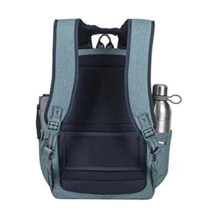Раница за лаптоп Rivacase Suzuka Eco 15.6", полиестер, аквамарин