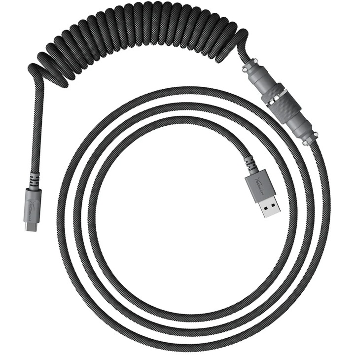 USB-C kábel, HyperX, szürke, 1m