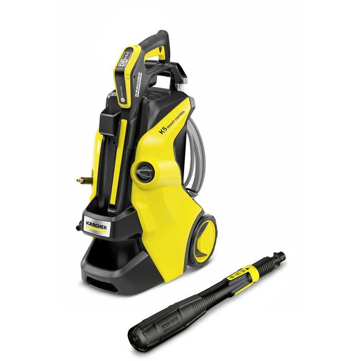 Aparat de spalat cu presiune, Karcher, K 5 Smart Control Flex, PremiumFlex, 180 bar, cu pistol G 180A Q
