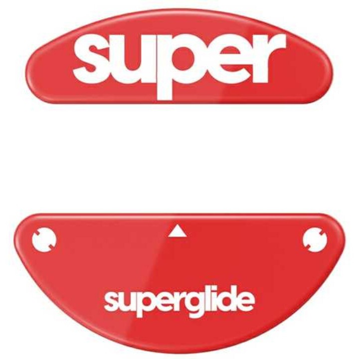 Pulsar Superglide 2 – üveg egérkorcsolya, piros, szett Steelseries Aeroxhoz, 9. 05. 09.
