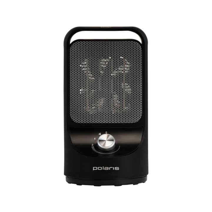Polaris ventilátoros fűtőtest, PCDH 2115 modell, 800W/1500W, 20m², fekete