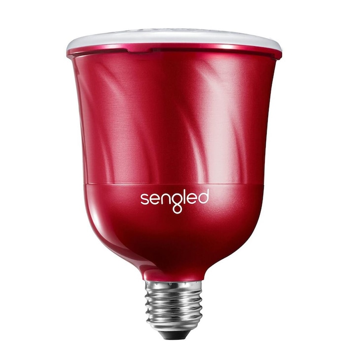 LED крушка с високоговорител, Sengled, Bluetooth, червена, B22
