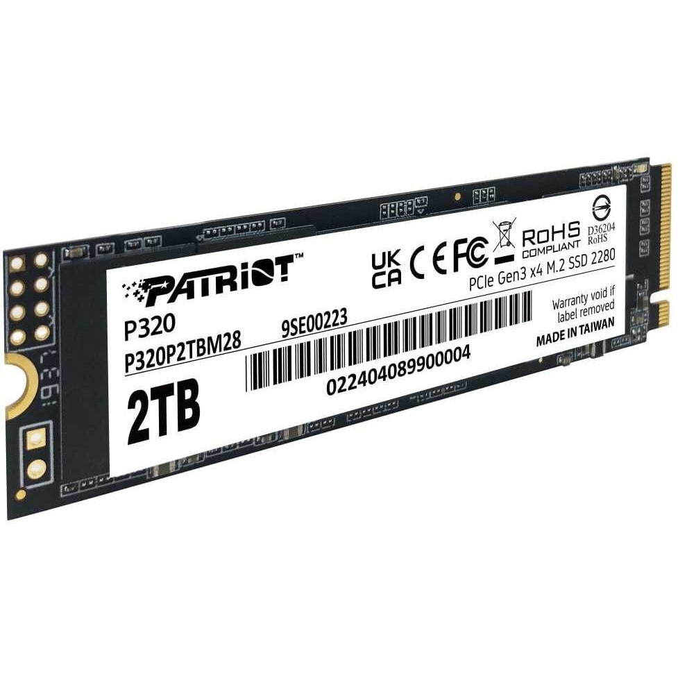 Ревю на sSD Patriot P320: 2TB M.2 2280 PCIe