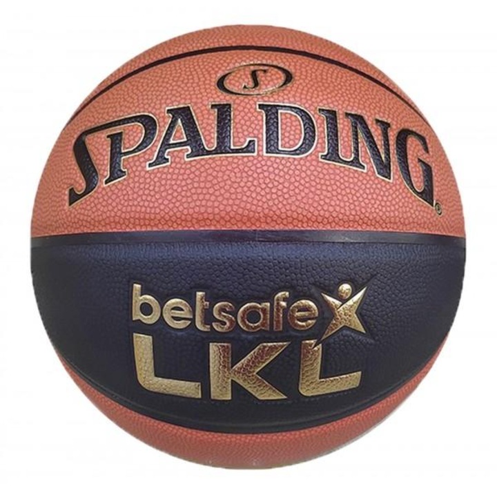 Баскетболна топка Spalding LKL TF1000a, LEGACY, черна и оранжева, размер 7