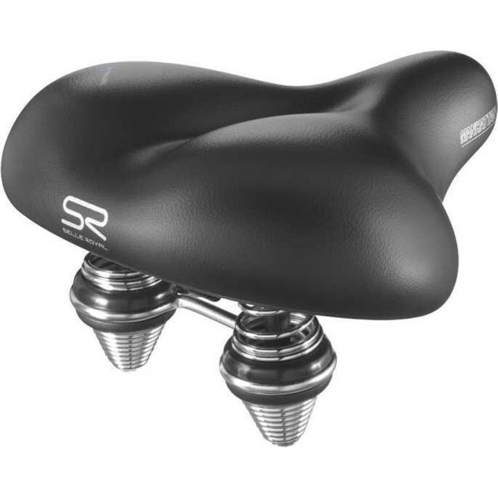 Sa bicicleta, Selle Royal, Gel, Manhattan, 270 x 245 mm, Rezistent la apa, Negru