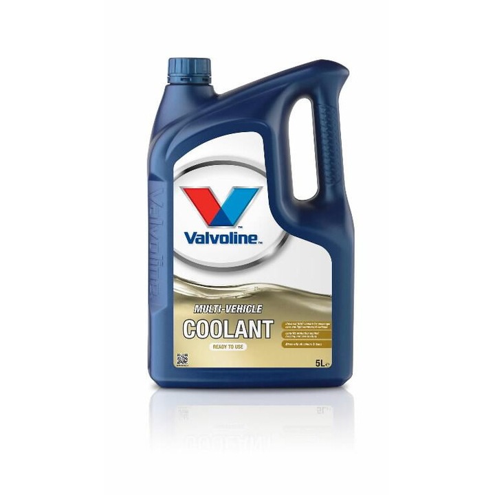 Antigel auto Valvoline MULTI-VEHICLE COOLANT 50/50, 5L, culoare galben deschis, formula universala