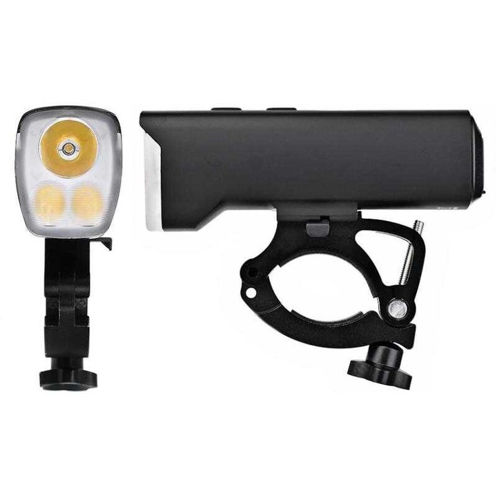 Предна светлина за велосипед ProX, 1500Lm, 110x33x37/40mm, USB, IP65