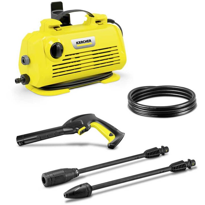 Aparat spalat cu presiune Karcher K 2 Premium Horizontal, 1400W, galben/negru