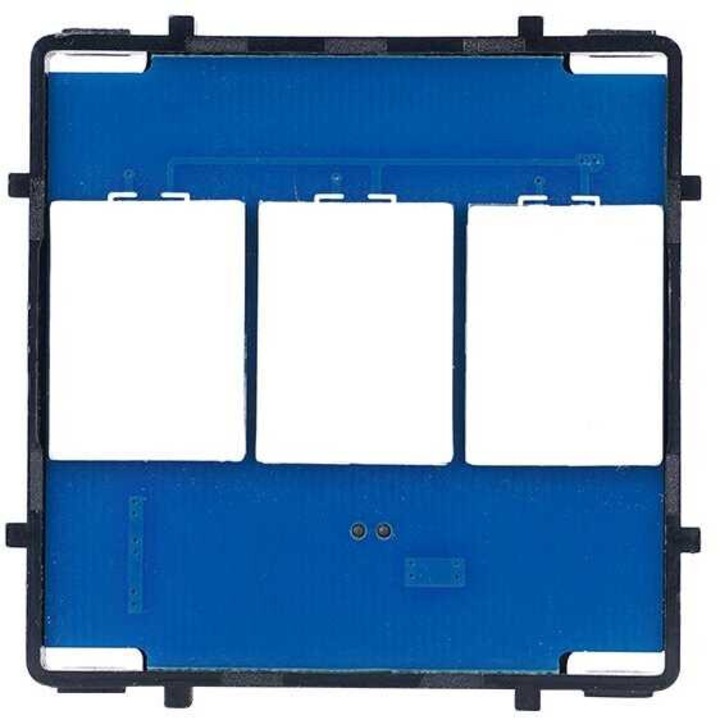 Intrerupator tripolis, 800W, design minimalist, cu LED, pentru toate tipurile de lampi