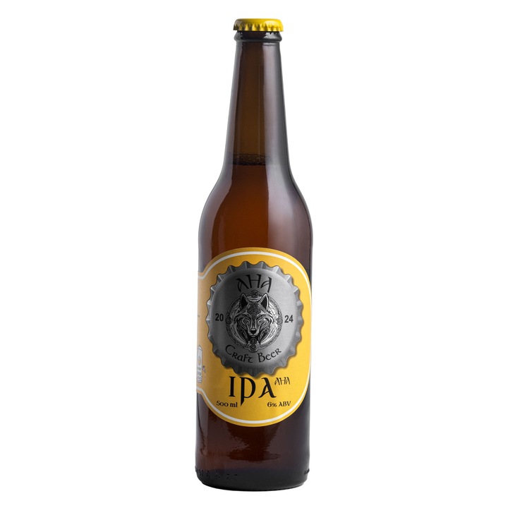 Bere Gold Artizanala Nefiltrata AHA Ipa, 6% alcool, 500 ml