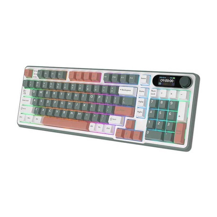 Клавиатура Royal Kludge, превключватели Chartreuse, САЩ