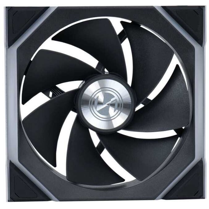 Ventilator PC, Lian Li, 120mm, 64 cfm, negru, 120A-124.5x28mm