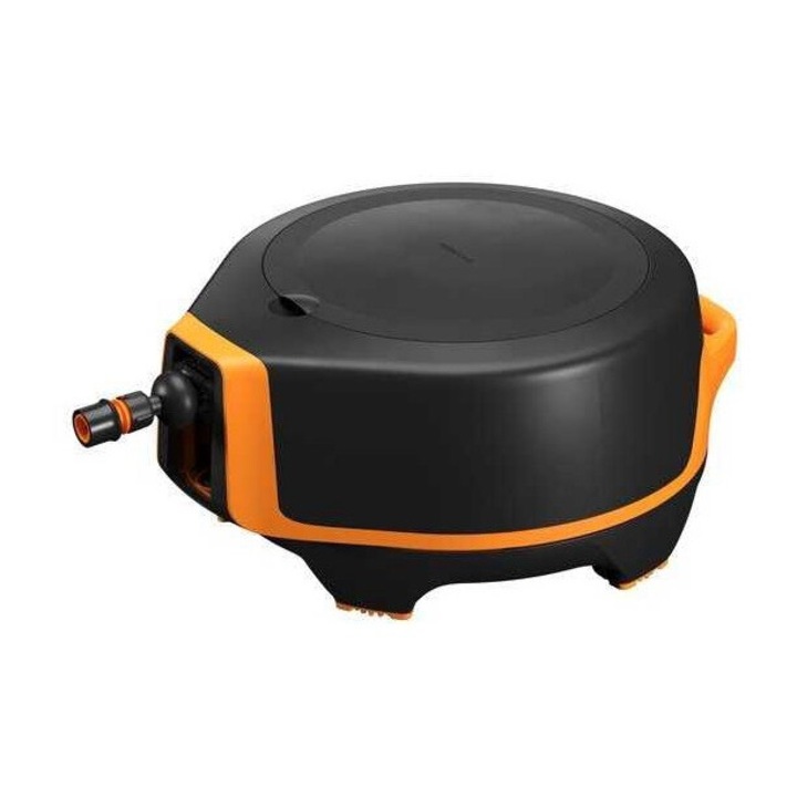 Градински маркуч, Fiskars, с поливателно колело, 25 м, 3/4", автоматизация, 360°