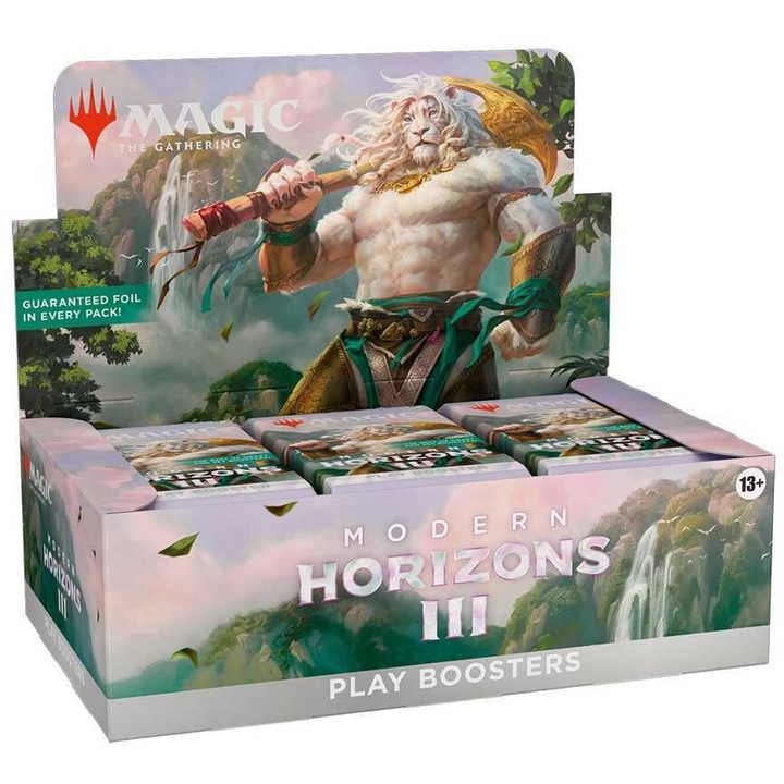 Magic: The Gathering Modern Horizons 3 Play Booster Box, 36 csomag, egyenként 14 kártya, többszínű