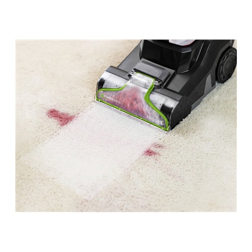 Aspirator Bissell PowerWash Pet, 600 W, 25 cm latime, negru, 42x30x108 cm, set cu solutie de curatare