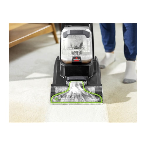 Aspirator Bissell PowerWash Pet, 600 W, 25 cm latime, negru, 42x30x108 cm, set cu solutie de curatare