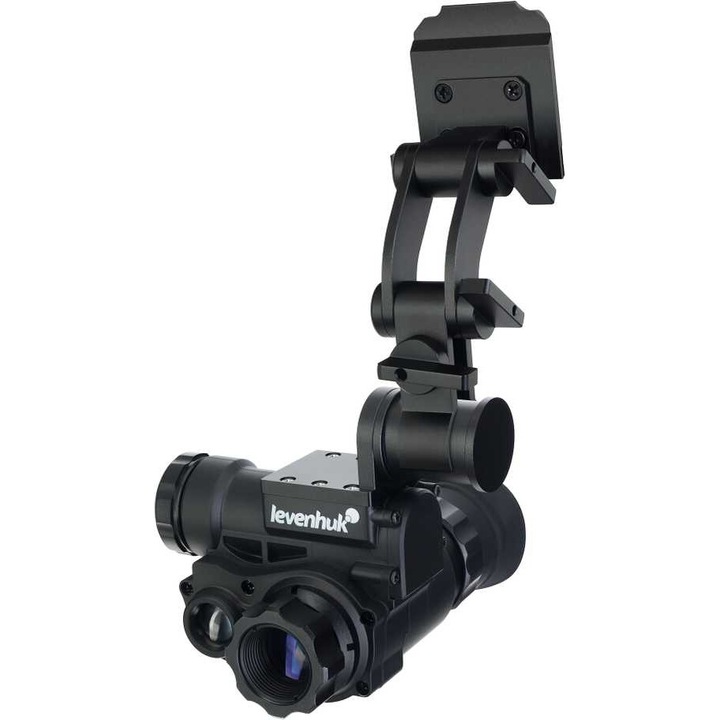 Monocular digital de vanatoare nocturna Levenhuk Halo NVM20, 1x-6x, 200m, rezistent la apa, cu suport pentru montare pe arma