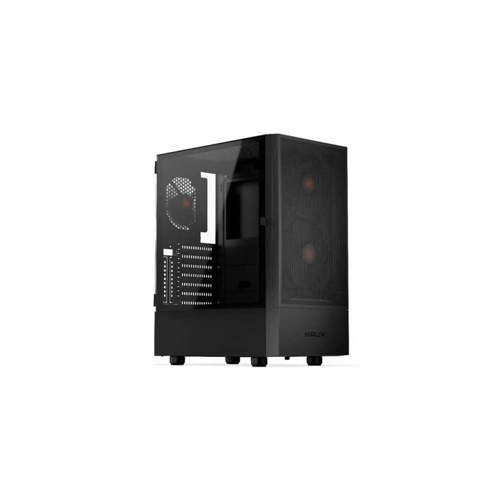 Carcasa PC, MS, 420 x 198 x 440 mm, Negru