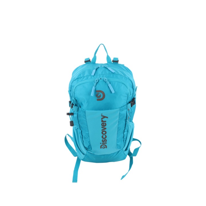 Rucsac turistic Discovery 611, 18l, albastru, cu compartiment principal si buzunare elastice