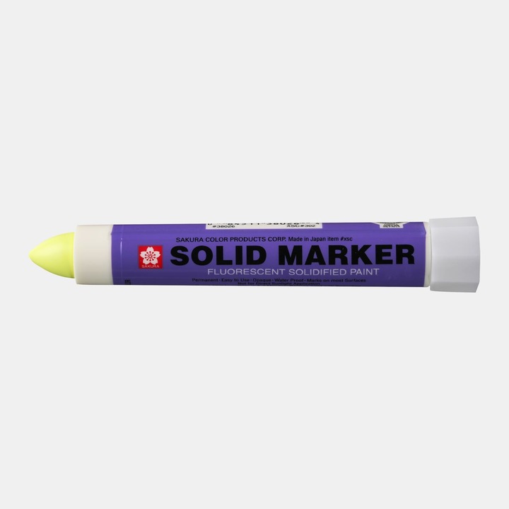 Marker, Sakura, 12 mm, Galben fluorescent