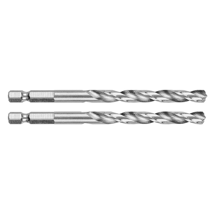 Set 2 burghii hexagonale Graphite, 6.5 mm, 121x63mm