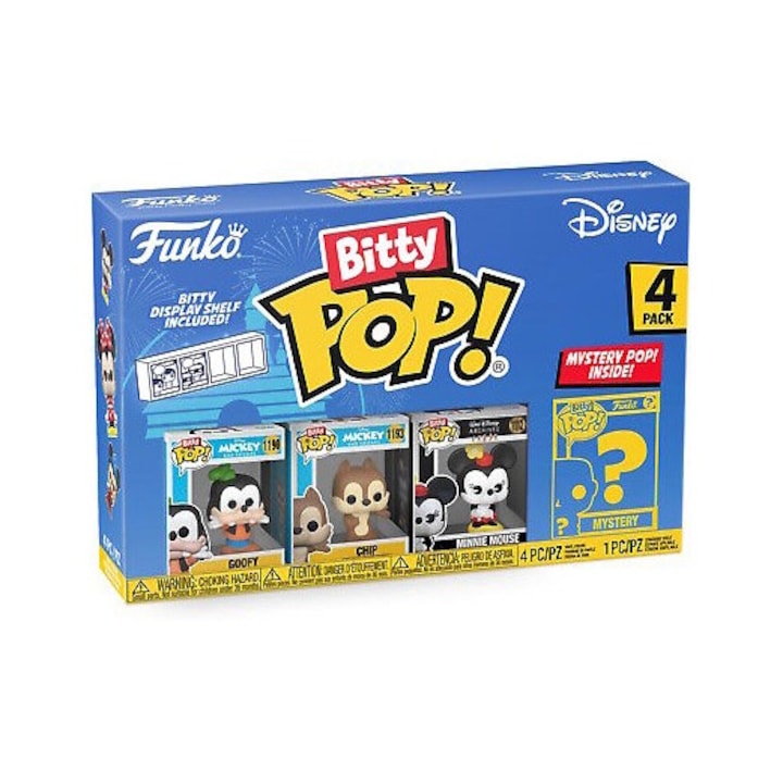 Комплект фигурки, Funko Bitty POP! Disney Classic Гуфи, 2 см, 4 части