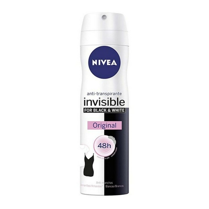 Deodorant spray Nivea Invisible Black & White, 200 ml
