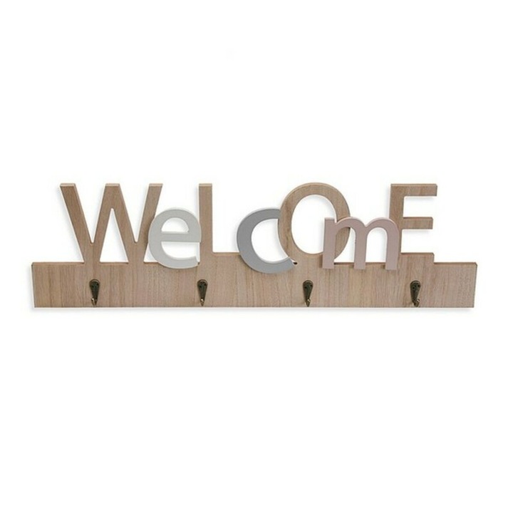 Versa kabáttartó, "Welcome", 4x18x59cm