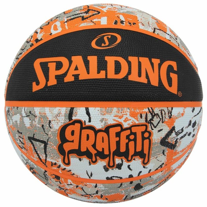 Minge baschet, Spalding Graffiti, Cauciuc, Multicolor, 7
