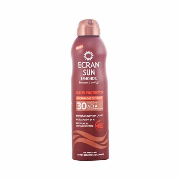 Ulei de protectie solara Ecran SPF 30, 250 ml, pentru barbati si femei