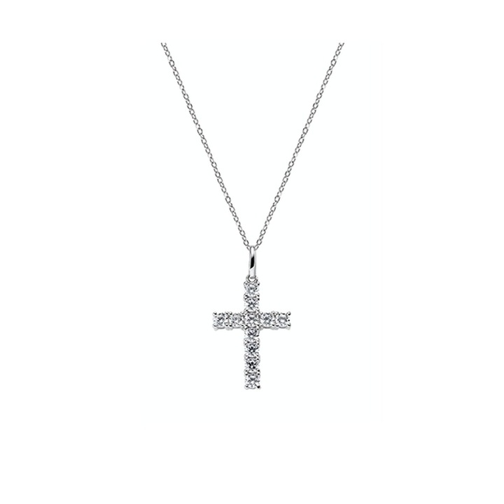 Colier Dama Amen CRBB01, argintiu, elegant