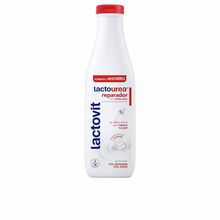 Gel de dus Lactovit Lacto-Urea 750 ml, hidratant, pentru piele uscata