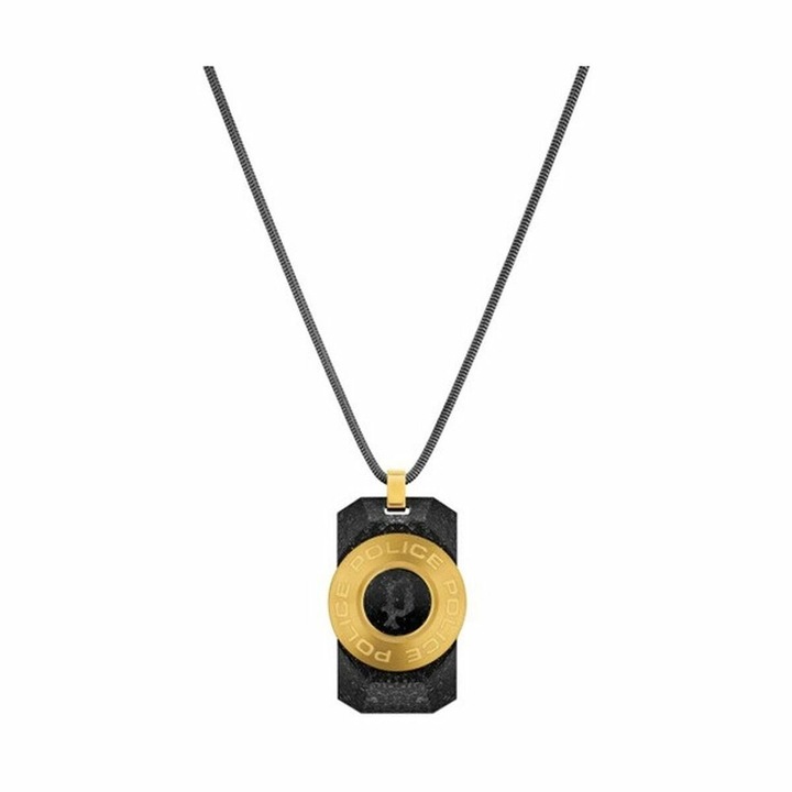 Férfi nyaklánc Police PJ26567PSG.03 50 cm, rozsdamentes acél, fekete