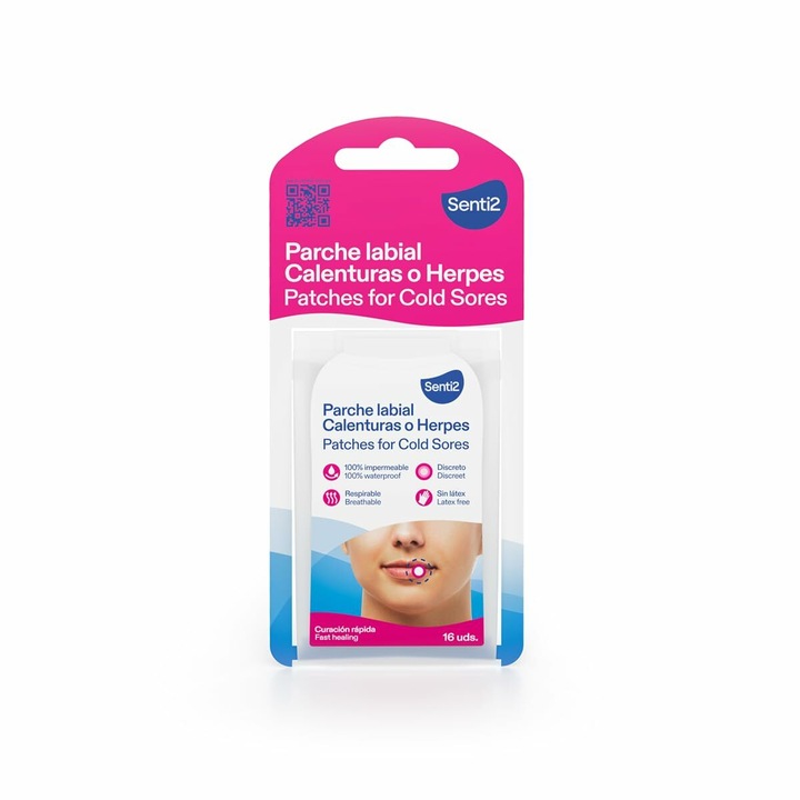Set 16 plasturi pentru barbati/femei, Senti2, Alb