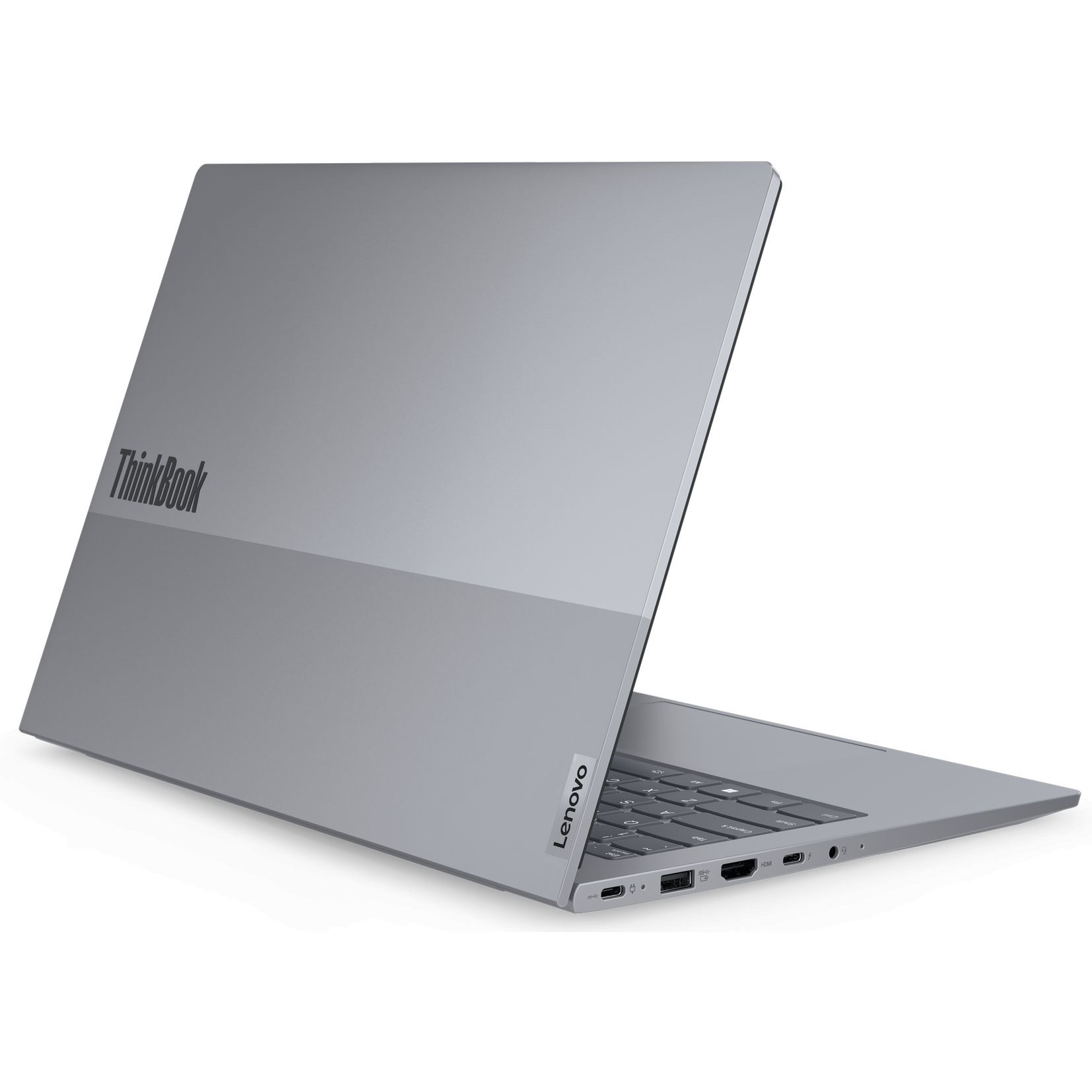 Laptop Lenovo ThinkBook 14 G8 IRL, 14" WUXGA 1920x1200 IPS 300nits, Intel Core 5 210H 8-core, 40 GB DDR5, 512 GB SSD m2 PCIe, 1TB SSD m2 PCIe, Intel Graphics, Windows 11 Pro, Aluminium Case 1.36 kg Arctic Grey