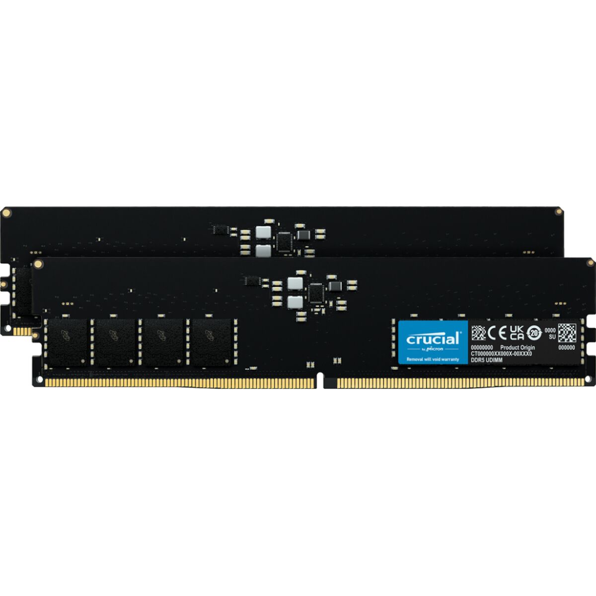 Crucial DDR5 64GB 6000MT/s メモリー(32GBx2) Crucial 64GB Kit (32GBx2) DDR5-6400 CUDIMM | CT2K32G64C52CU5