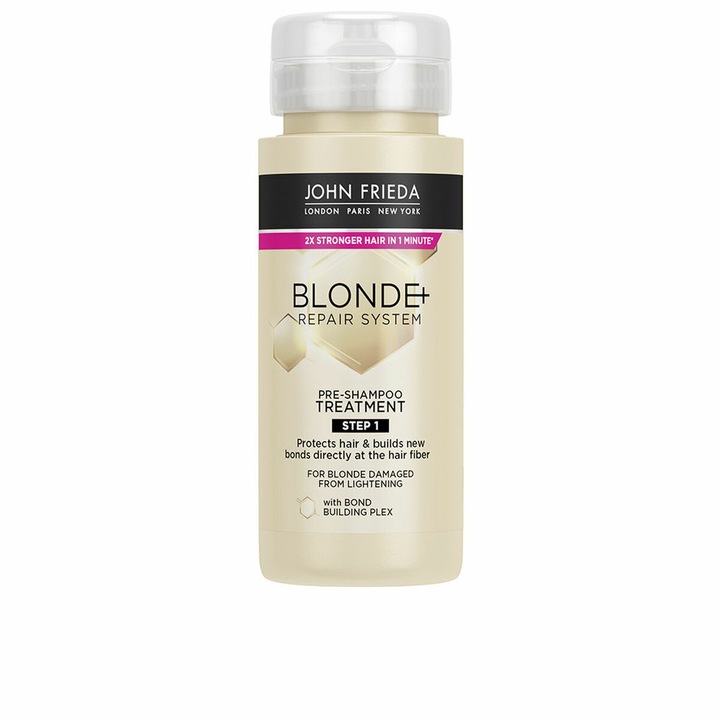 Sampon de par John Frieda BLONDE+ REPAIR SYSTEM, 100 ml, pentru par blond, tratament intensiv