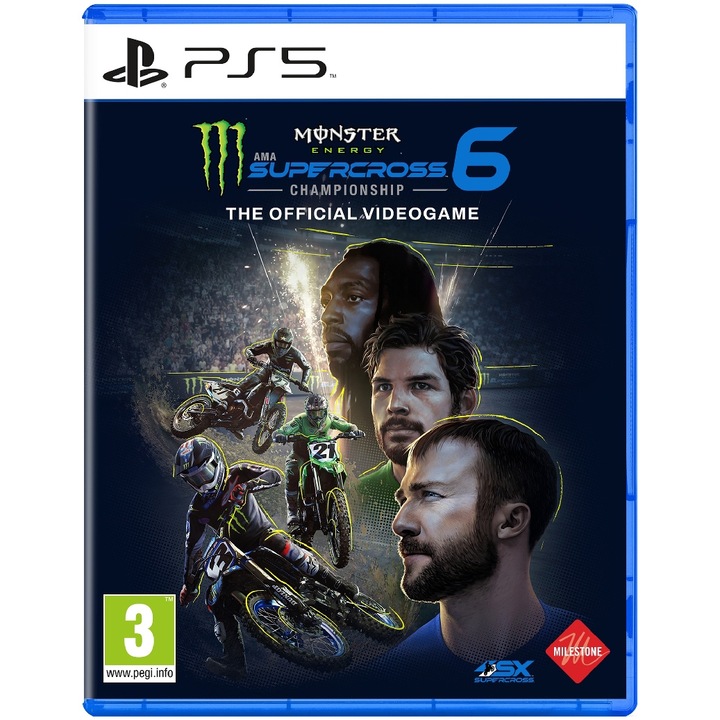 Monster Energy Supercross 6 PlayStation 5 játék