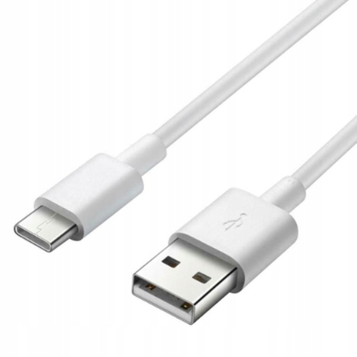 Cablu date, Devia, USB 3.1 - USB-C, 100cm, alb, pentru Huawei