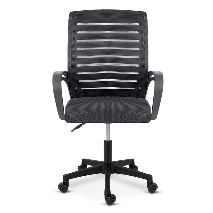 Офис стол Sofotel Iliana, микрофибър, регулируем, с люлеещ механизъм, 101x58x55см