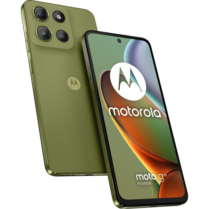 Смартфон Motorola Moto G15 Power, 8GB, 256GB, Iguana Green