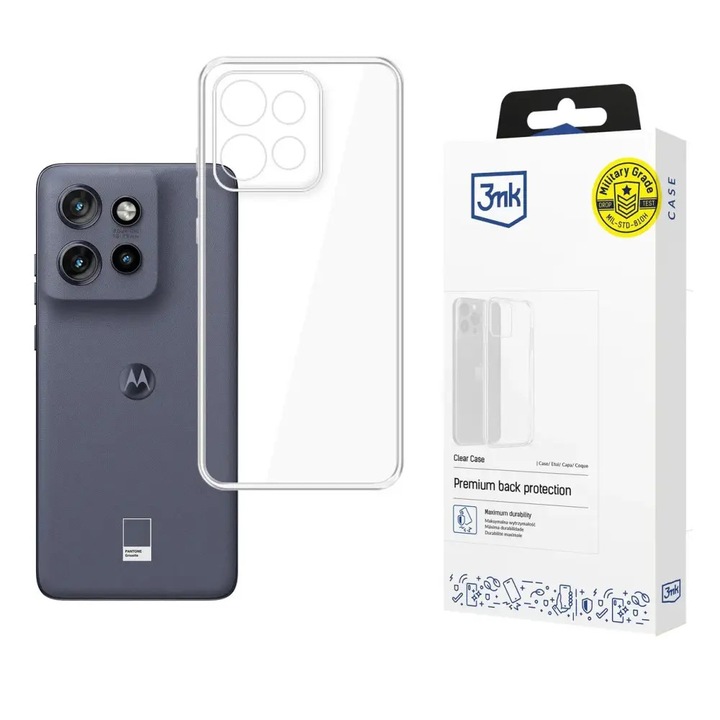Husa 3mk Clear Case pentru Motorola Edge 50 Neo, transparent